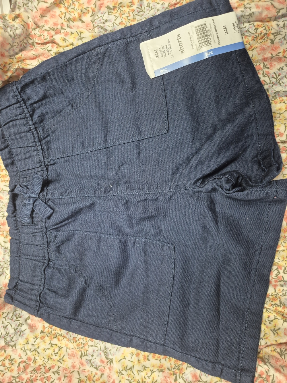 wonder nation Navy Elastic-Waist Shorts